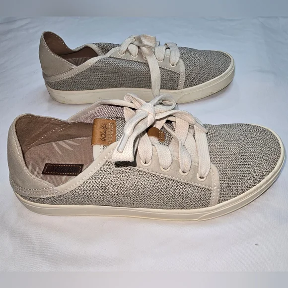 OluKai Pehuea Lī Lightweight Sneakers Women’s shoe Tapa size 7.5 - Picture 7 of 9
